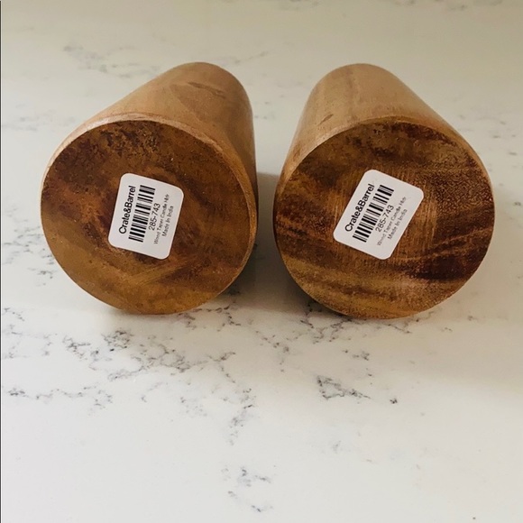 Crate&barrel Wood Taper Candle Holders - Picture 7 of 15